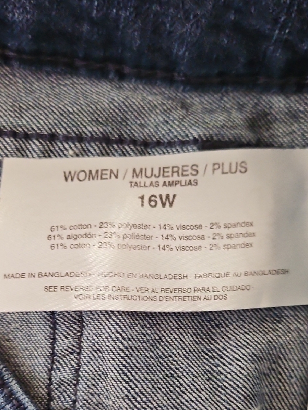 Vintage America - High Rise Capris - Size 16W - Picture 9 of 9